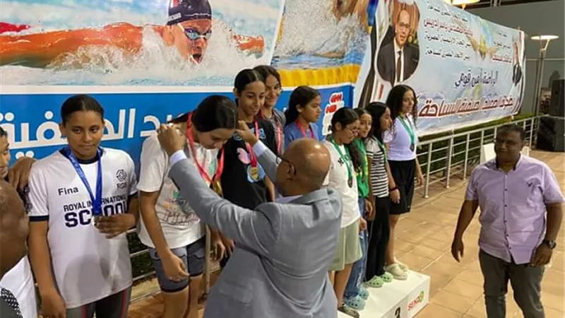 نادى الشمس باسوان يحقق الميدالية الذهبية للسباحة
