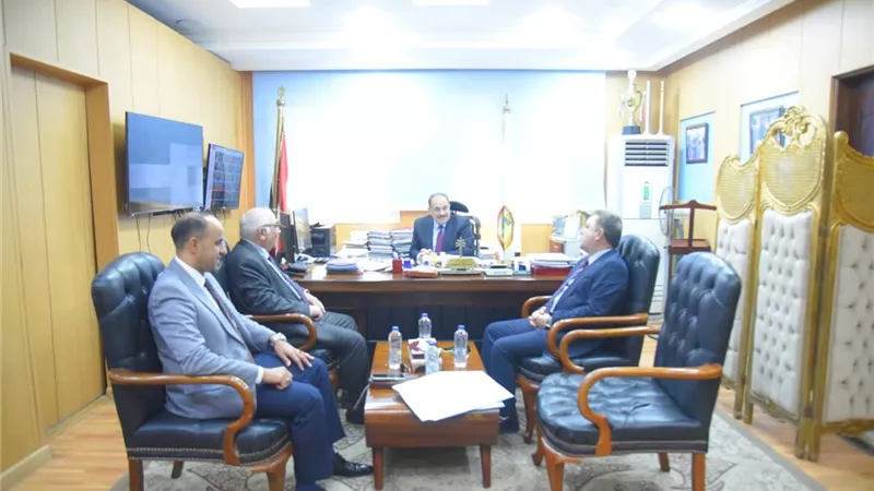 سكرتير عام مطروح يستقبل المستشار نائب رئيس هيئة قضايا الدولة