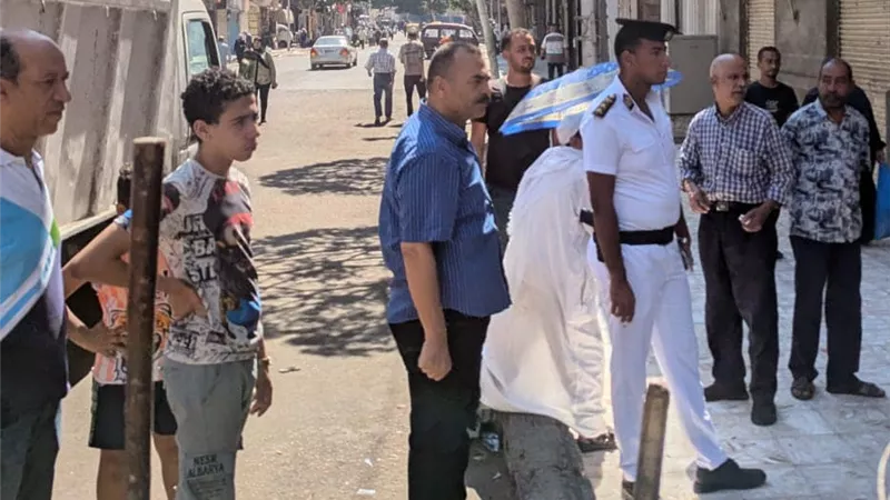 حملة ازالة بشارع توت عنخ امون بالاسكندرية