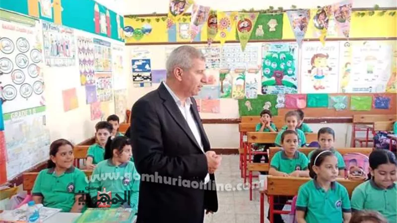 قيادات التعليم تتفقد مدارس دمياط الجديدة