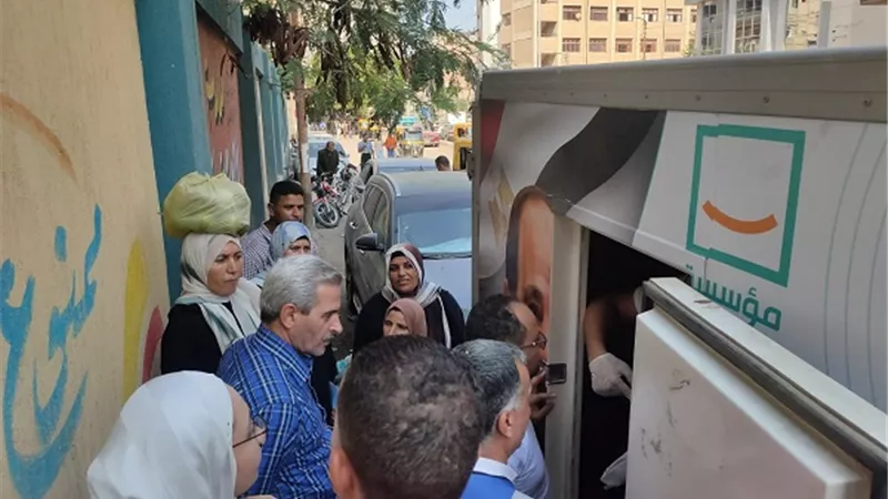 اقبال كبير علي منافذ حياة كريمة بالشرقية لبيع اللحوم والدواجن باسعار مخفضة