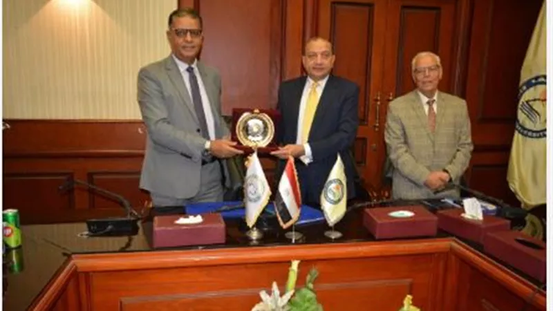 تعاون بين هيئة الاستشعار من البُعد وجامعة بني سويف الأهلية