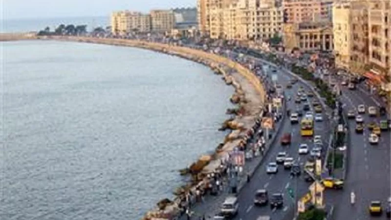 انتهاء الايقاف الجزئي للمرور بطريق الكورنيش بسيدي جابر