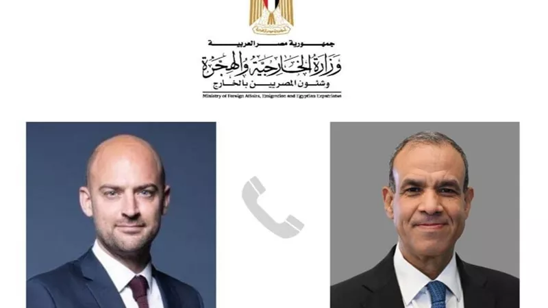 وزير الخارجية والهجرة يتلقى اتصالاً هاتفياً من وزير خارجية فرنسا
