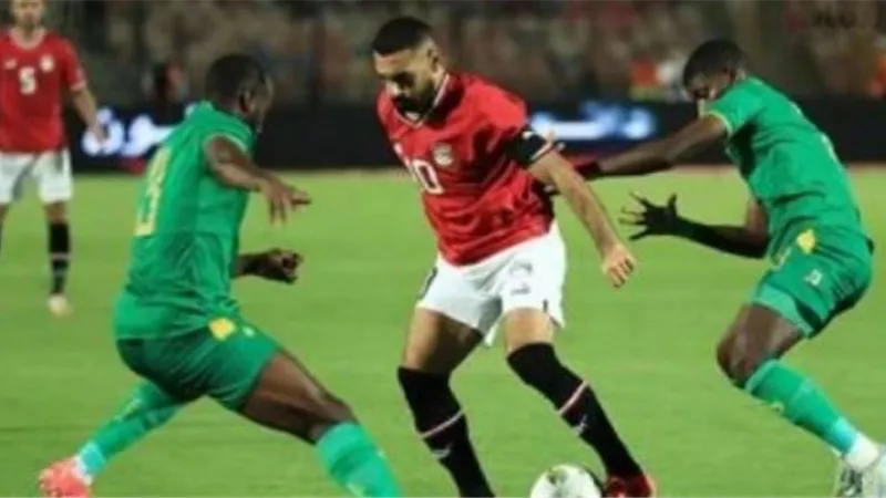 منتخب مصر ينتزع فوزا صعبا على موريتانيا بهدفي ترزيجيه وصلاح