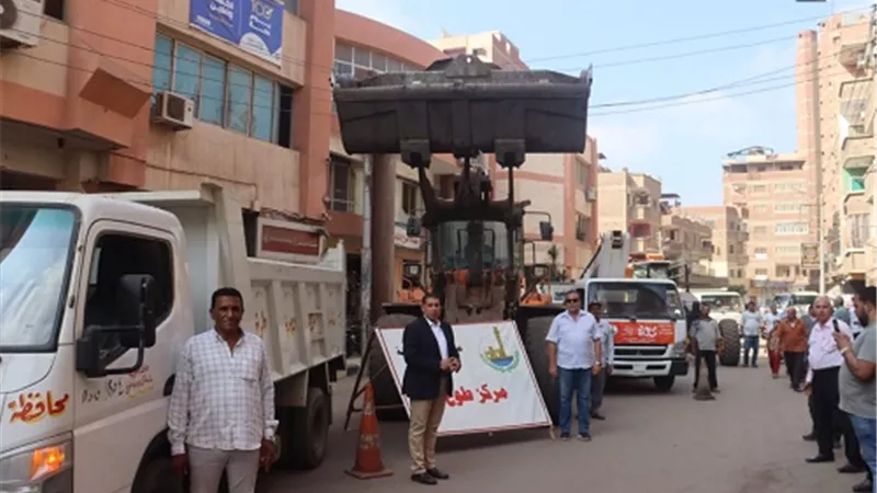 انطلاق الموجة 24 لإزالة التعديات على الأراضي الزراعية وأملاك الدولة بالقليوبية