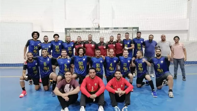 فريق نادي المنيا لكرة اليد يحقق الفوز على الفيوم
