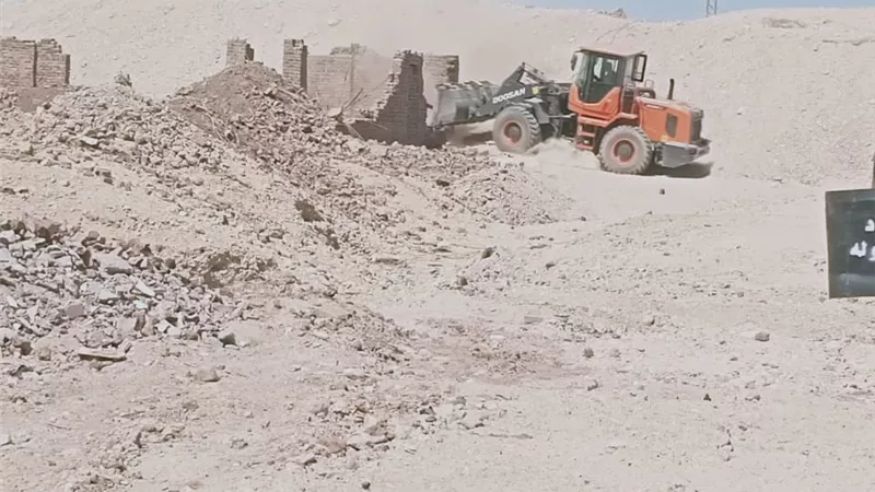 استرداد 17 فدانا فى إزالة أحد التعديات وضبط 175 كيلو دقيق بأرمنت