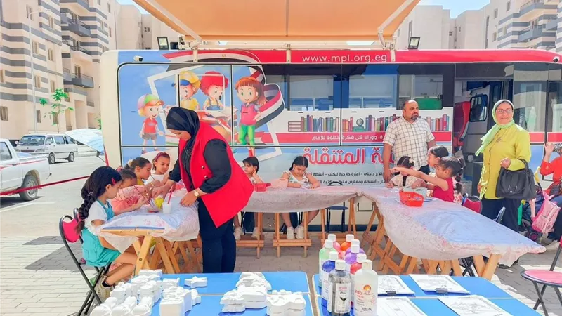 مكتبة مصر العامة تحتفل مع سكان أكتوبر الجديدة بذكرى النصر