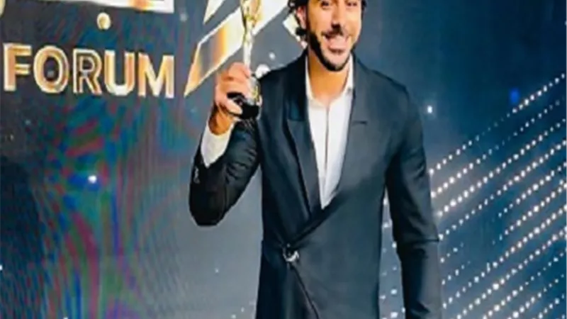 مهرجان نجم العرب يمنح عمرو عاكف جائزة أفضل مونتير فى 2024