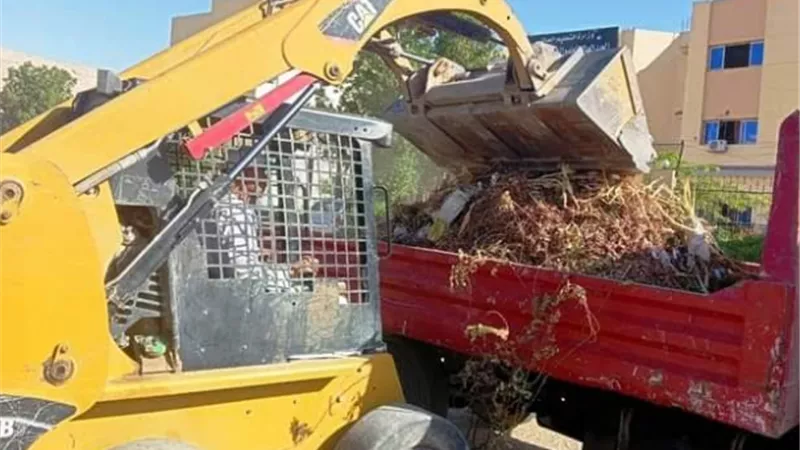 رفع 619 طن قمامة ومخلفات صلبة بسوهاج