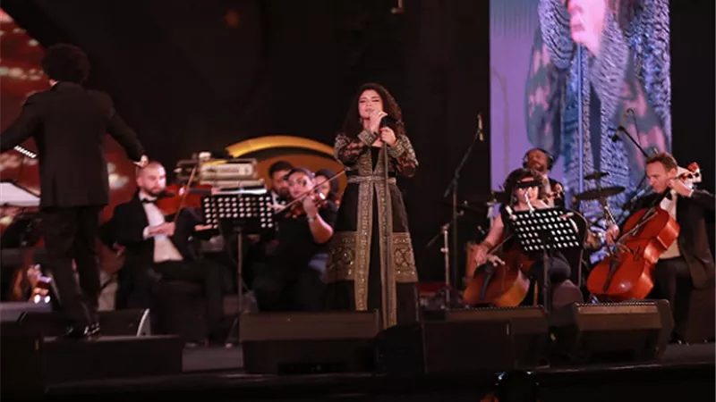 بالصور.. نسمة محجوب تتالق بمهرجان الموسيقة العربية