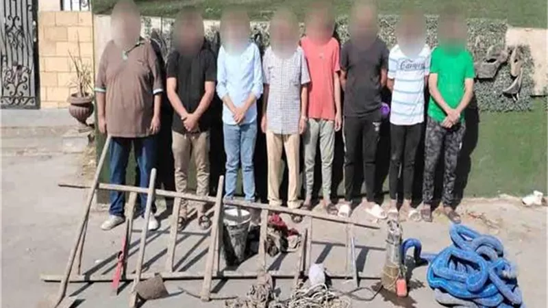 حبس المتهمين بالتنقيب عن الآثار في بولاق أبو العلا