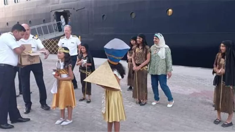 4159 سائحا اوروبيا يصلون ميناء الاسكندرية خلال 48 ساعة