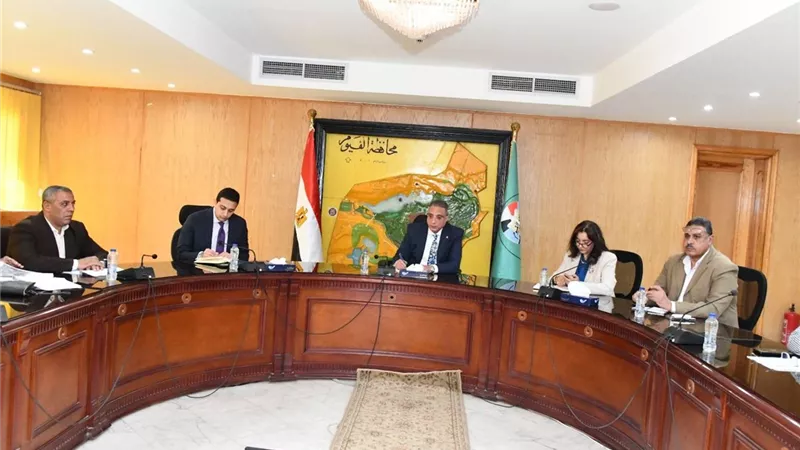 لجنة لحلول التعامل مع أماكن الباعة الجائلين بالفيوم