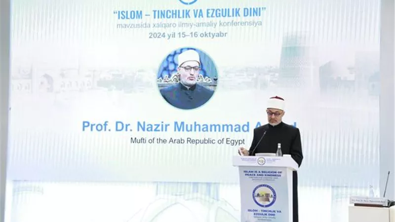 المفتي:نسعى لتعزيزالحوار والسلام العالمي ولابد من توحيد الجهود