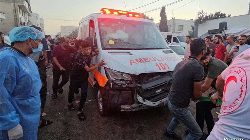 الصحة الفلسطينية: إصابة عدد من المسعفين في قصف إسرائيلي