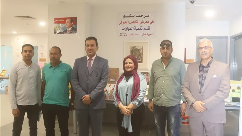 رئيس جهاز العاشر من رمضان يتفقد مركز التأهيل الاحتياجات الخاصة