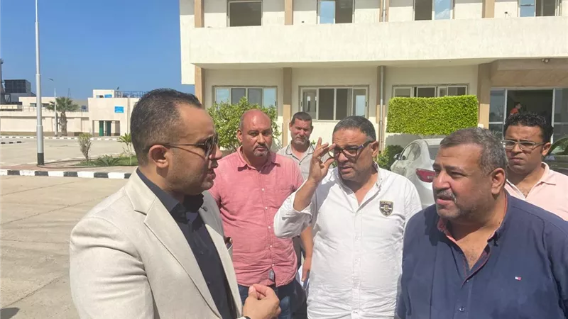 رئيس جهاز مدينة دمياط الجديدة يتابع أعمال رفع كفاءة محطة مياه الشرب