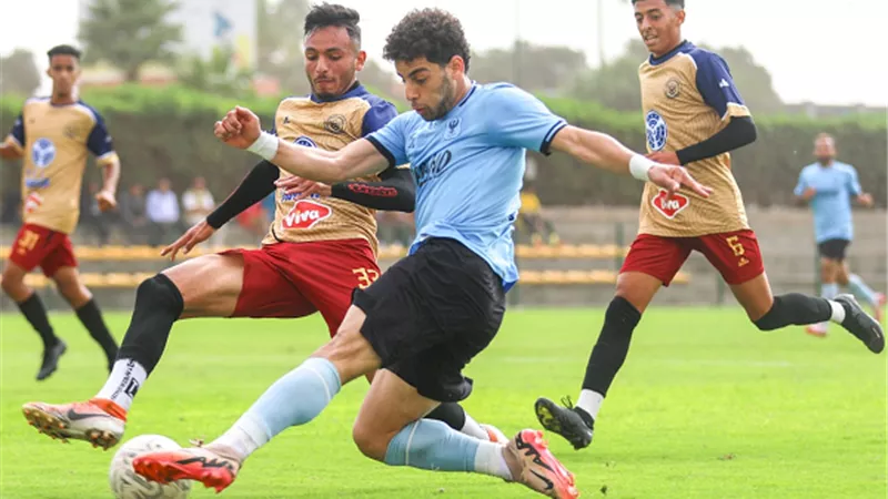 المصري يفوز على الرشاد البرنوصي بهدفين للاشئ