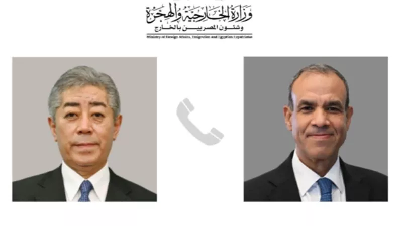 وزير الخارجية يشيد بتميُز العلاقات الثنائية بين مصر واليابان
