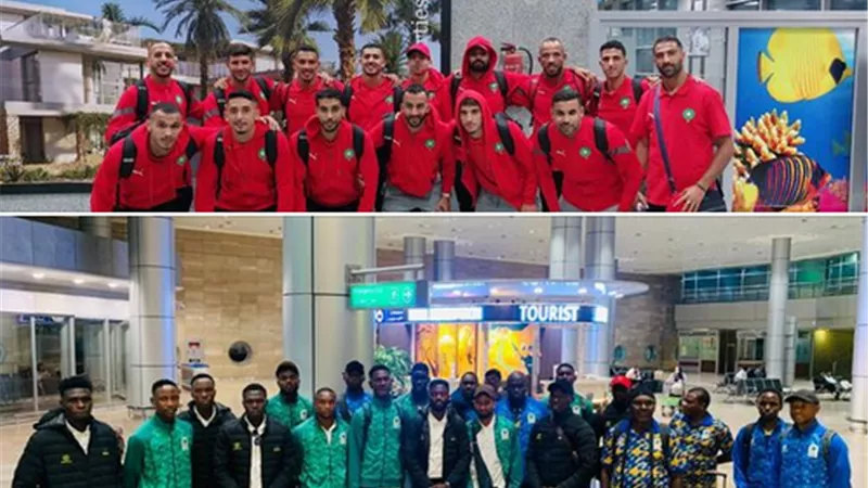 وصول بعثتي المغرب وتنزانيا للمشاركة بكأس الأمم للكرة الشاطئية