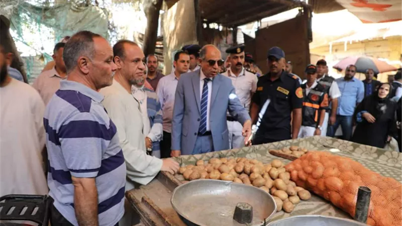 تطوير سوق الحبشي للباعة الجائلين..بالمنيا