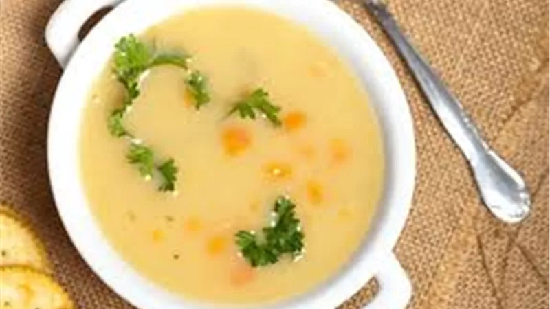 شهية ومفيدة..شوربة البطاطس و الذرة