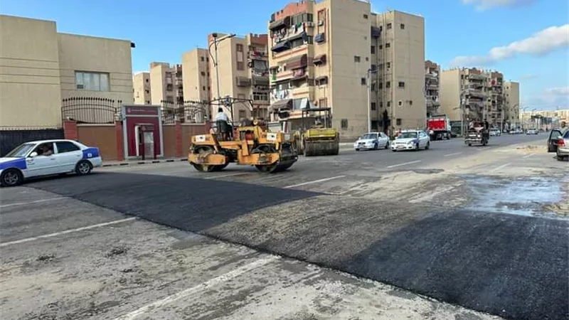 إقامة مطبات أمام المدارس ببورسعيد تجنبا للحوادث