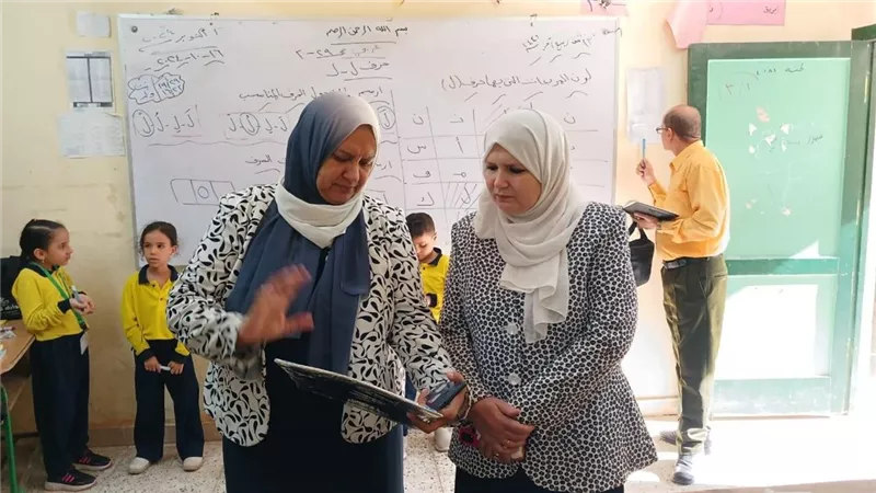 قوافِل بالجيزة لمتابعة سير العملية التعليمية وتحقيق الانضباط بالمدارس