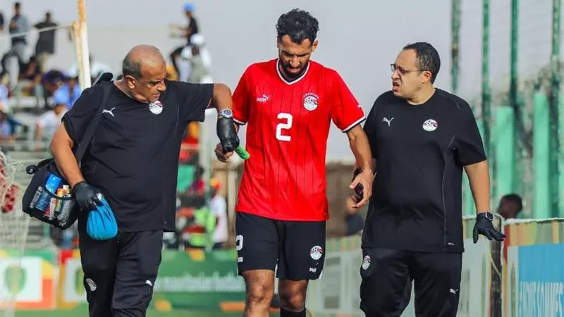 المصري يتابع حالة خالد صبحي بعد إصابته مع المنتخب