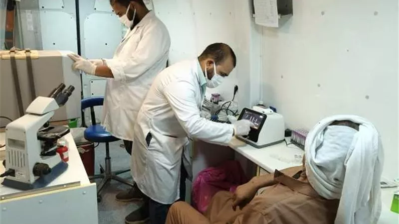 الكشف الطبى على 1260 حالة بالمجان خلال قافلة بسمالوط