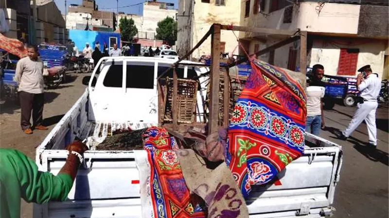 إزالة التشوهات البصرية فى حملات للمرافق بشوارع الأقصر
