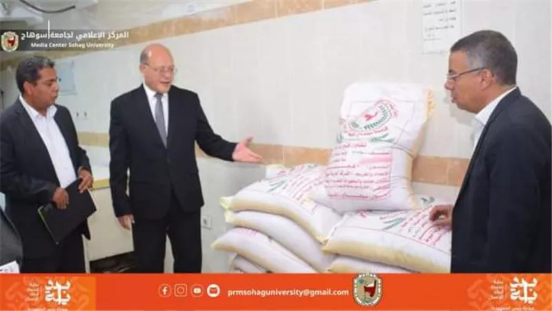 جامعة سوهاج تطرح 39 طن تقاوي قمح عالي الجودة بمنافذ كلية الزراعة