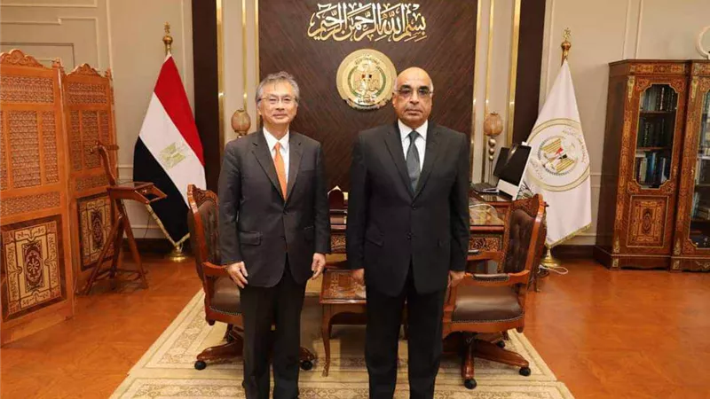 وزير العدل يستقبل سفير دولة اليابان