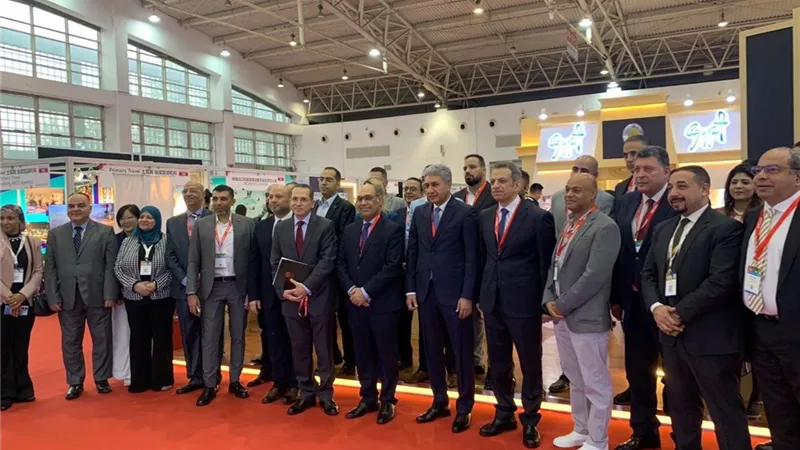 وزير السياحة والآثار يفتتح الجناح المصري في المعرض السياحي الدولي