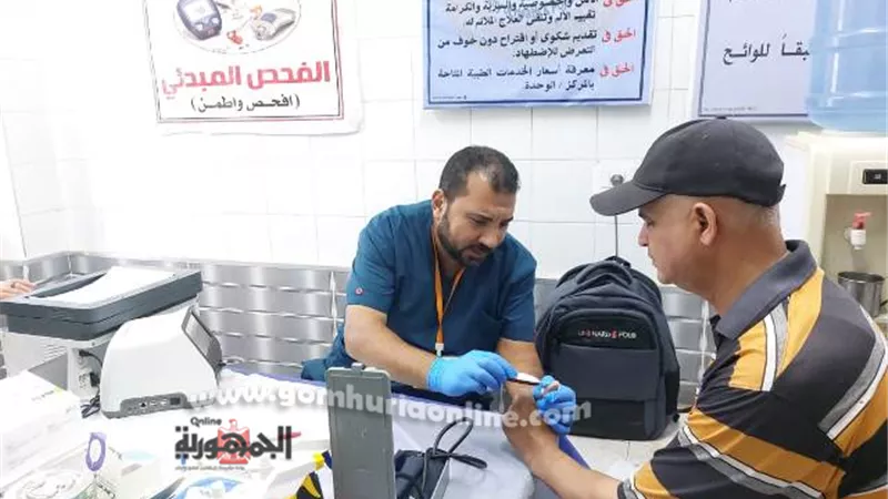 علاج ١١٧٧ مواطنا بالمجان في قافلة طبية بدمياط