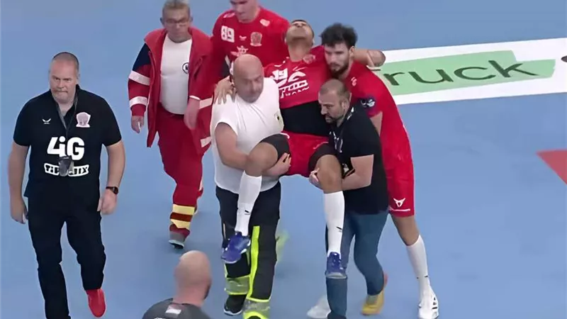 إصابة قوية لنجم منتخبنا القومى المحترف بفيزبريم المجرى