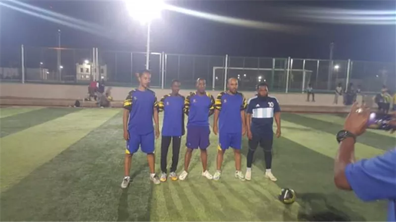 شباب السيالة الاول فى خماسيات القدم باسوان