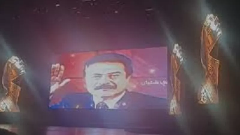 يوسف شعبان وأشرف عبد الغفور في حفل ختام مهرجان نقابة المهن التمثيلية