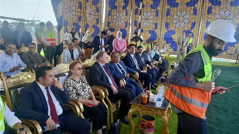 محافظ الدقهلية وسفير الاتحاد الأوروبي يتفقدان محطة مخلفات نبروه