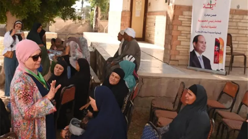 جامعة الفيوم تنظم قافلة طبية بقرية البسيونية بمركز الفيوم