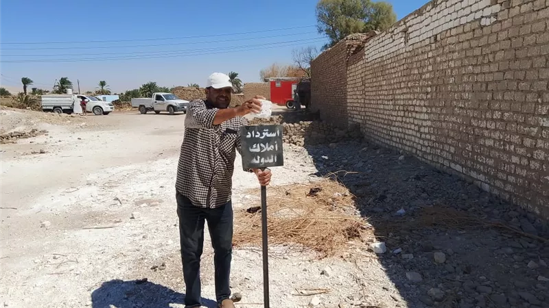 استرداد ٧٥ فدان زراعة ومبانى فى ٢٢ حالة إزالة بأرمنت