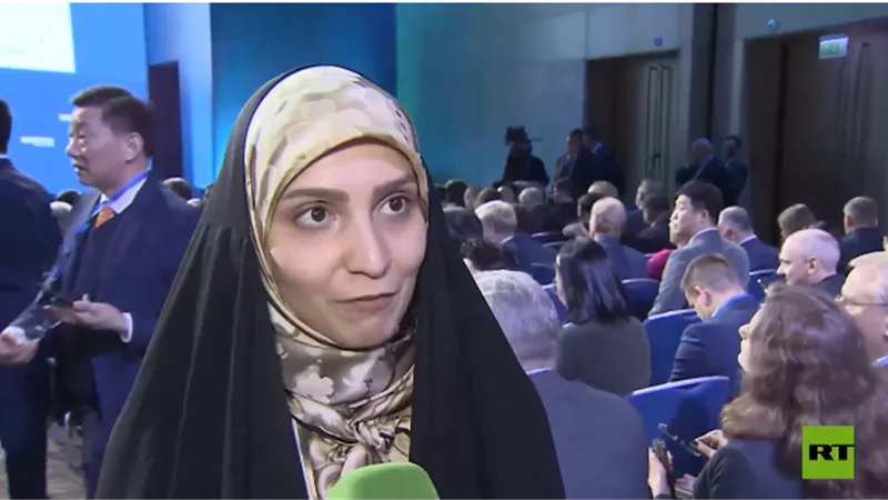 سيدة أعمال إيرانية تؤكد أهمية 
