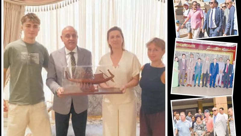 الأقصر قبلة المشاهير والشخصيات العامة من أنحاء العالم
