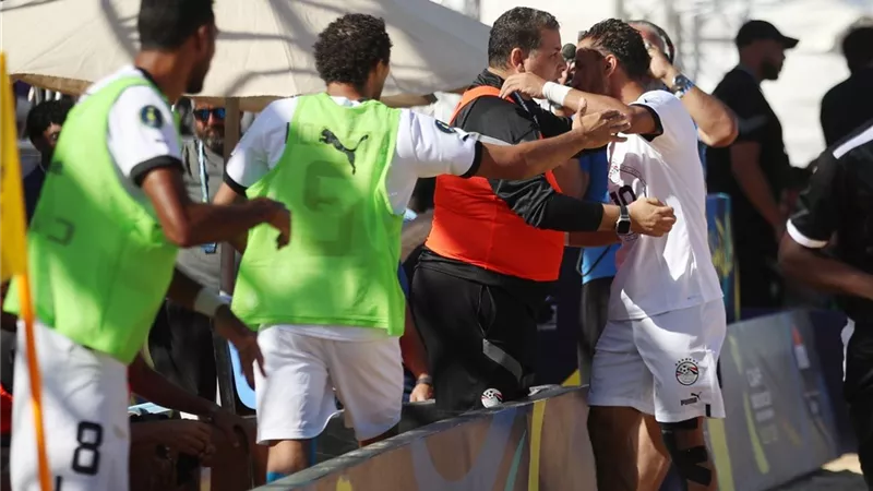 محمد لوحا أفضل لاعب في مباراة مصر والمغرب