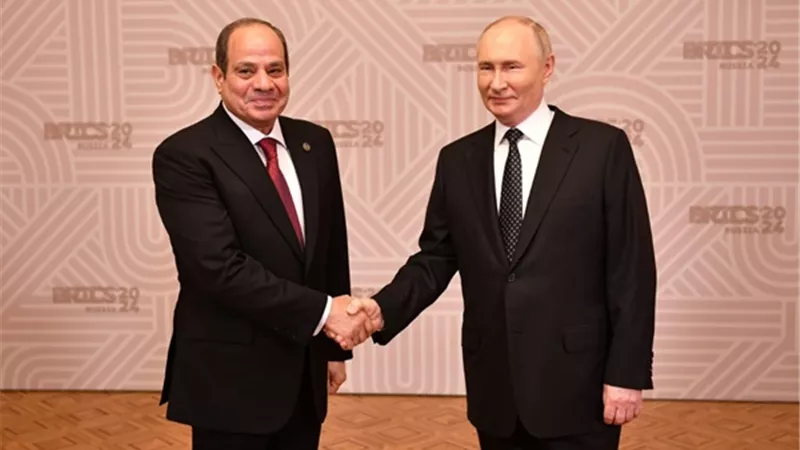 السيسي وبوتين يتفقان على الأهمية القصوى لخفض التصعيد بمنطقة الشرق الأوسط