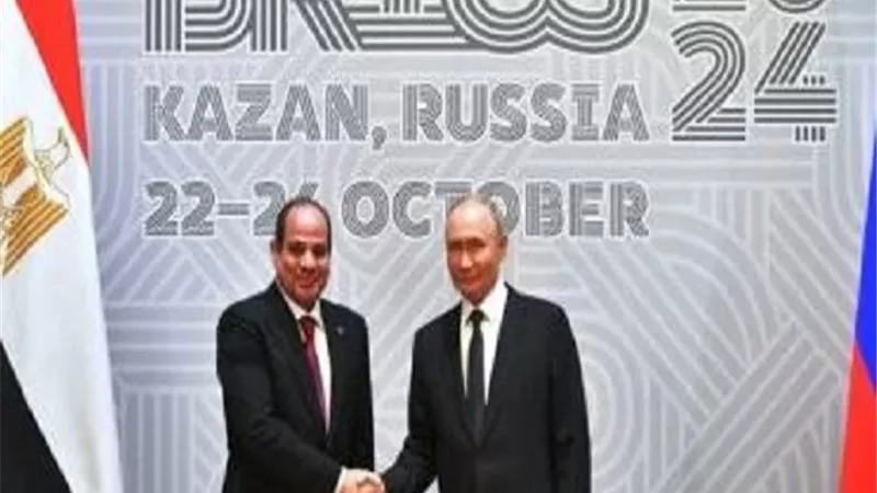 الرئيس السيسي يشارك في جلستي عمل بقمة البريكس بقازان