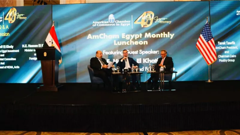 وزير الاستثمار يستعرض فرص ومقومات الاستثمارمع غرفة التجارة الامريكية