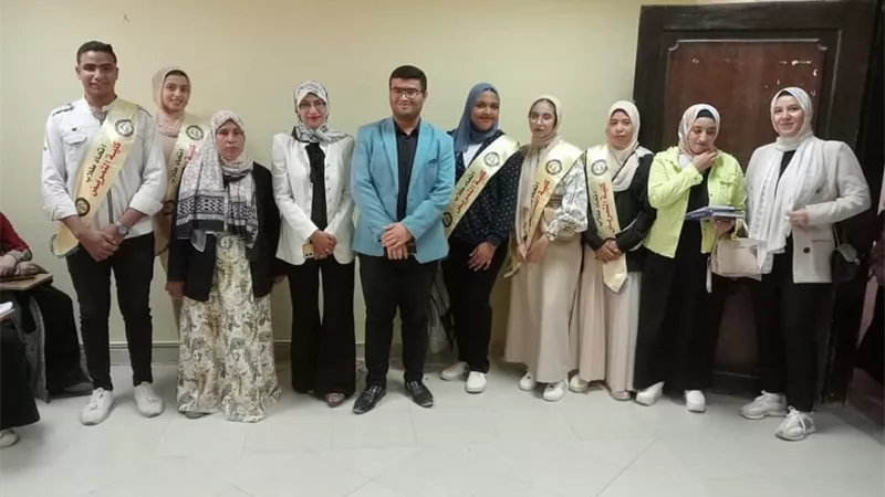 كلية التمريض بجامعة بني سويف تحتفل باليوم العالمي لشلل الأطفال